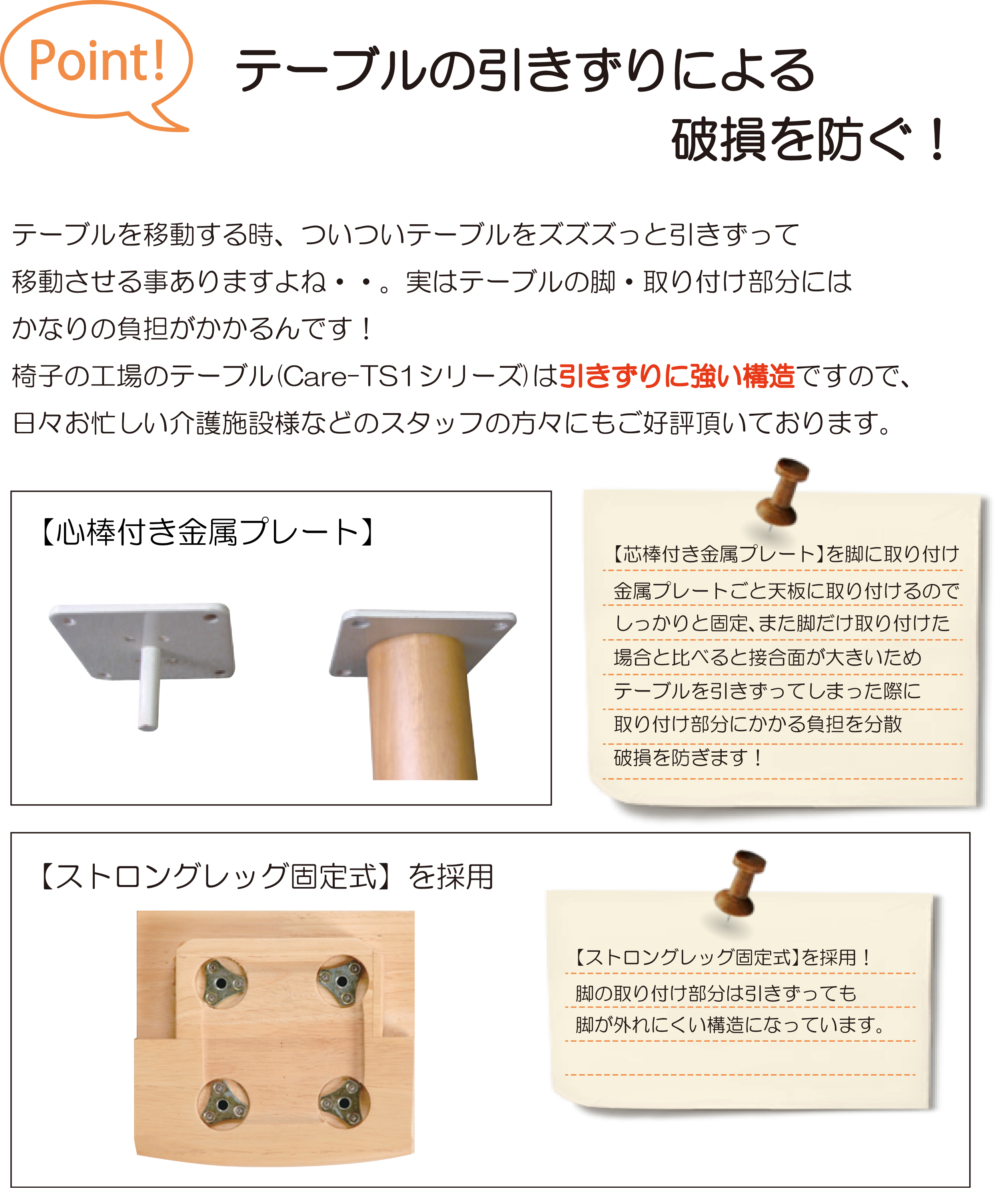 ポイント?独自構造で引きずりに強い!